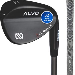 Pro Full Face Golf Wedges for Men, 52/56/60 Degree - Right Hand CNC Milled Spin Wedges with Precision, Forgiveness - Pitching Wedge, Gap Wedge, Sand Wedge, Lob Wedge, wedge set - Set/Singles
