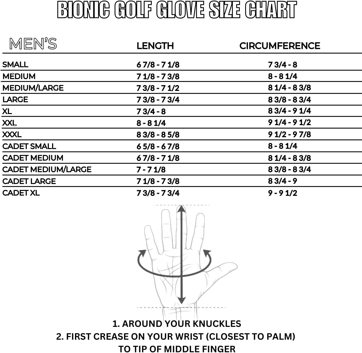 Bionic Men's StableGrip 2.0 Golf Glove Made from Premium Cabretta Leather 5 Bionic Men's StableGrip 2.0 Golf Glove Made from Premium Cabretta Leather - Image 5