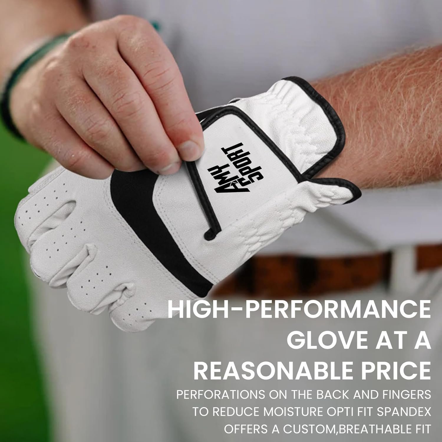 Amy Sport Golf Gloves Men Right Handed Golfer Left Hand 3 Pack PU Leather All Weather Grip Soft Breathable Flexible for Mens 5 Amy Sport Golf Gloves Men Right Handed Golfer Left Hand 3 Pack PU Leather All Weather Grip Soft Breathable Flexible for Mens - Image 5