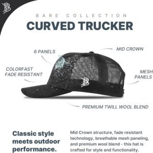 Branded Bills Florida 27 PVC Curved Trucker, Lightweight, Comfortable Baseball Cap
