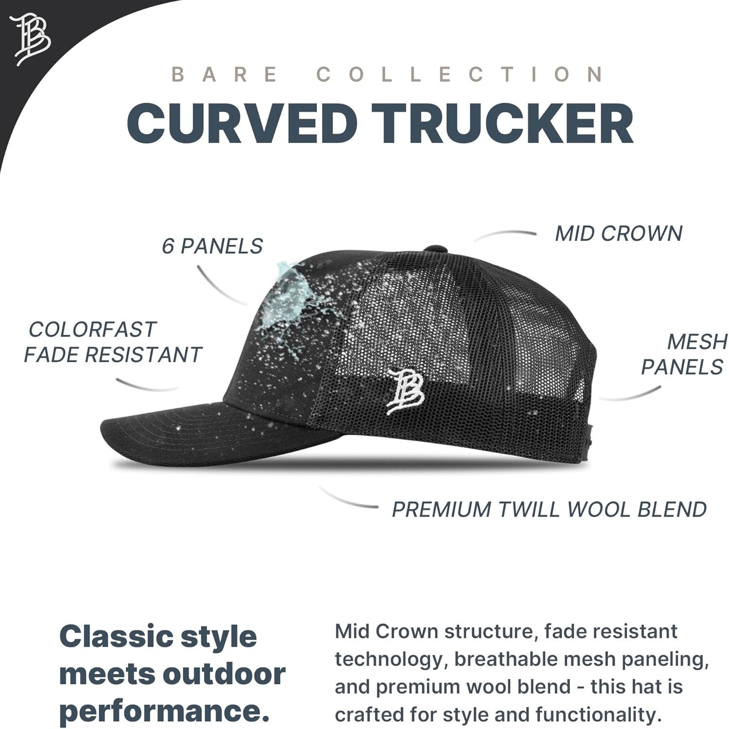 Branded Bills Florida 27 PVC Curved Trucker, Lightweight, Comfortable Baseball Cap 1 Branded Bills Florida 27 PVC Curved Trucker, Lightweight, Comfortable Baseball Cap