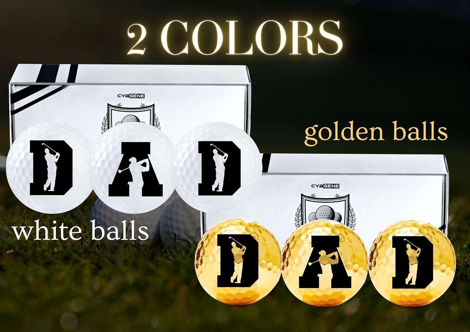 Dad Gifts Golf Balls Set of 3 for Golfer Dad, Husband, Golf Lovers from Daughter, Son, Wife, for Father's Day, Birthday, Retirement, Christmas 7 Dad Gifts Golf Balls Set of 3 for Golfer Dad, Husband, Golf Lovers from Daughter, Son, Wife, for Father's Day, Birthday, Retirement, Christmas - Image 7