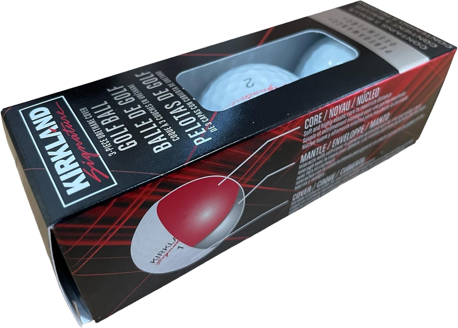 Kirkland Signature Golf Balls 3-Piece Urethane Cover, 12 Golf Balls 4 Kirkland Signature Golf Balls 3-Piece Urethane Cover, 12 Golf Balls - Image 4