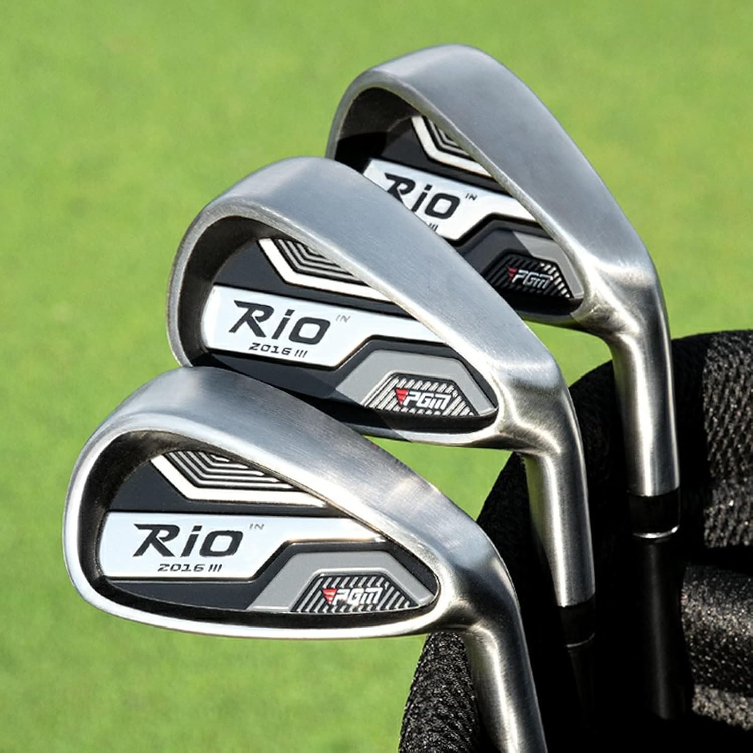 PGM Men's Complete Golf Club Sets - 12 Pieces - 3 Wood (#1,3,5), 1 Hybrid (#4H), 6 Irons(#5,6,7,8,9,PW), 1 Sand Wedge (52°), 1 Putter - Golf Stand Bag - Titanium Club Head, Graptlite Shaft 4 PGM Men's Complete Golf Club Sets - 12 Pieces - 3 Wood (#1,3,5), 1 Hybrid (#4H), 6 Irons(#5,6,7,8,9,PW), 1 Sand Wedge (52°), 1 Putter - Golf Stand Bag - Titanium Club Head, Graptlite Shaft - Image 4