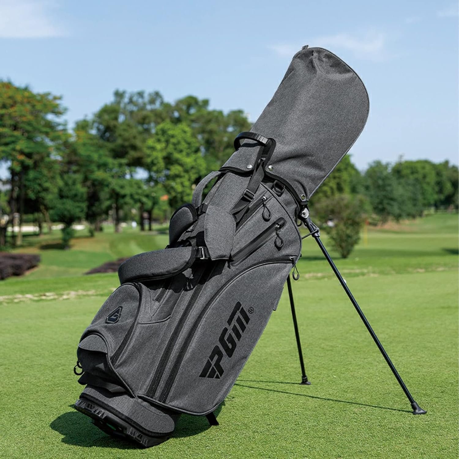 PGM Men's Complete Golf Club Sets - 12 Pieces - 3 Wood (#1,3,5), 1 Hybrid (#4H), 6 Irons(#5,6,7,8,9,PW), 1 Sand Wedge (52°), 1 Putter - Golf Stand Bag - Titanium Club Head, Graptlite Shaft 7 PGM Men's Complete Golf Club Sets - 12 Pieces - 3 Wood (#1,3,5), 1 Hybrid (#4H), 6 Irons(#5,6,7,8,9,PW), 1 Sand Wedge (52°), 1 Putter - Golf Stand Bag - Titanium Club Head, Graptlite Shaft - Image 7
