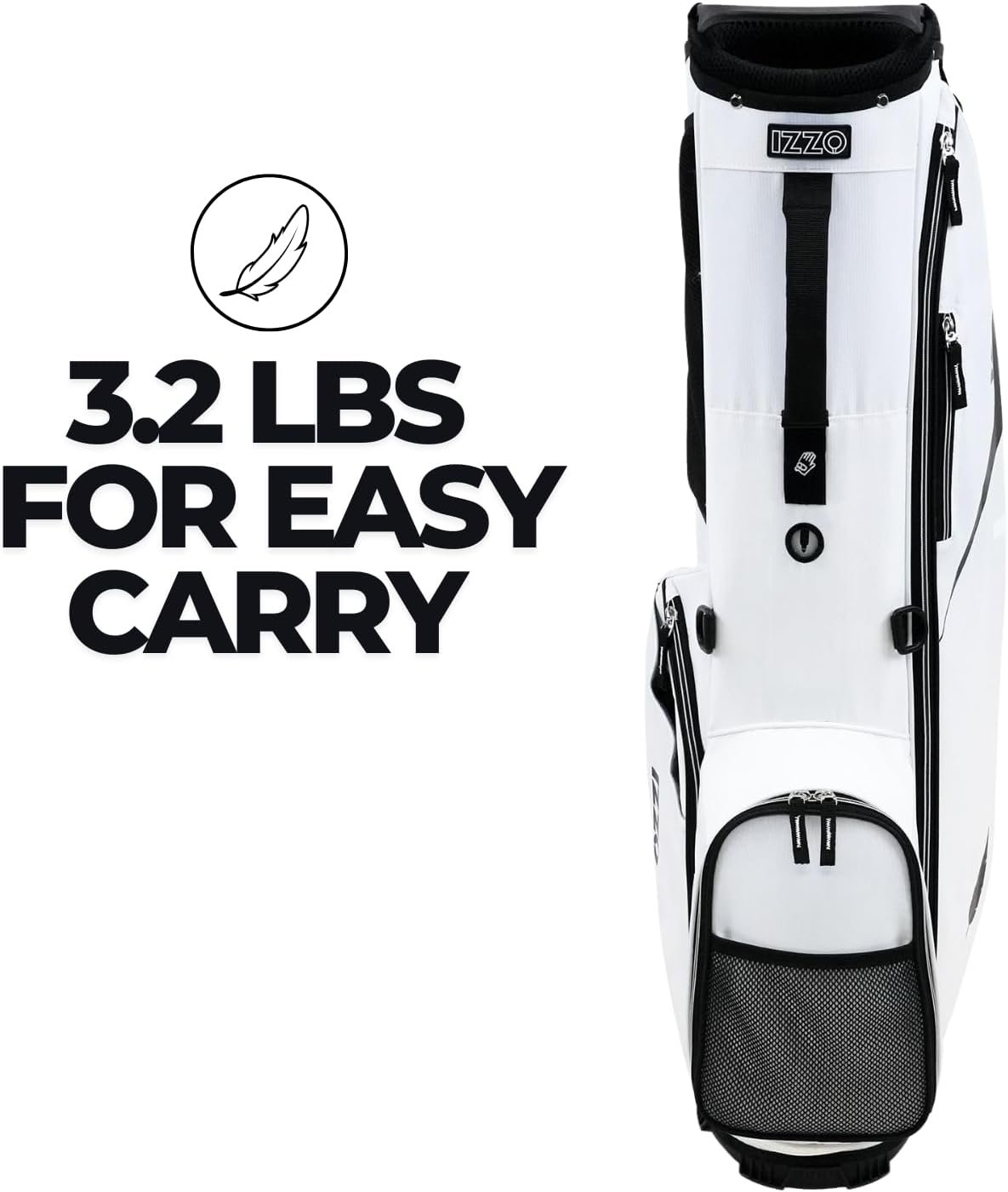 IZZO Ultra Lite Golf Stand Bag 3 IZZO Ultra Lite Golf Stand Bag - Image 3