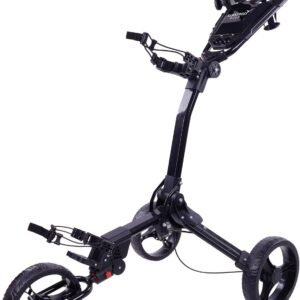 Wheel Golf Push Cart - Lightweight Folding Golf Walking Push Cart Trolley Golf Bag Holder