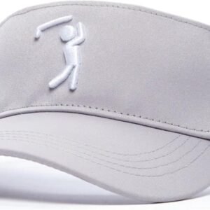 Bogey Bros Bogeyman Golf Visor – Adjustable, Lightweight & Breathable Performance Visor for Men & Women – Sun Protection