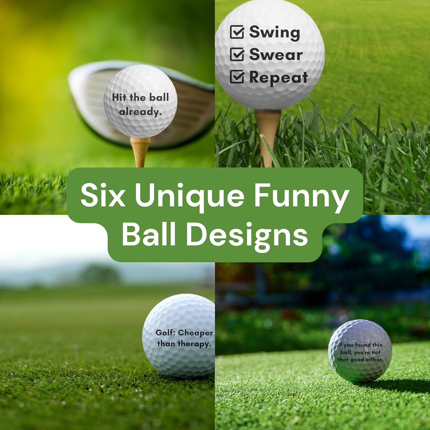 Funny Golf Ball Gift Set for Dad, Mom, and Golfers - Funny Golf Gifts for Men 5 Funny Golf Ball Gift Set for Dad, Mom, and Golfers - Funny Golf Gifts for Men - Image 5