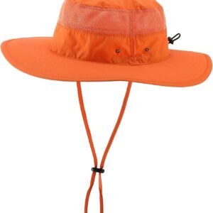 Home Prefer UPF 50+ Men's Sun Hat Wide Brim Bucket Hat UV Protection Hat for Mens Womens Beach Safari Gardening Golf Fishing