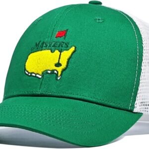 2024 Golf Tournament Hat for Men Women,Green/White Trucker Caddy Ball Cap,Golf Merchandise Apparel