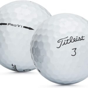 50 Near Mint Titleist Pro V1 AAAA Recycled Used Golf Balls, 50-Pack