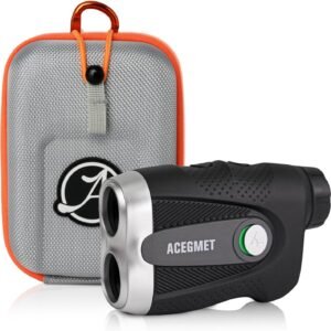ACEGMET PF2C Golf Rangefinder with Slope, 0.3s Flag Pole Locking Vibration, ±1yd Accuracy, 870 Yards Rechargeable Laser Range Finder Golf with Magnetic, Golf Accessories for Men