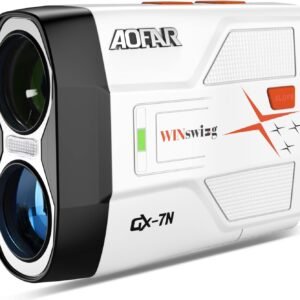 AOFAR GX-7N Golf Rangefinder with Continuous Scan, Slope and Angle Switch Button with Indicator, Flag-Lock with Pulse and Scan for Closer Target, 800 Yards, High-Precision, Waterproof for Tournament