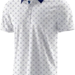 Askdeer Men's Golf Polo Shirts Short Sleeve Performance Dry Fit Polo Shirt Moisture Wicking Casual Golf Shirts