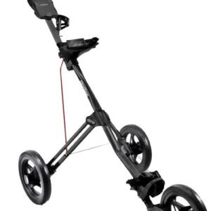 Bag Boy Express 500 Push Cart,Matte Black/Red, 35" x 13" x 10"(Approx Folded)