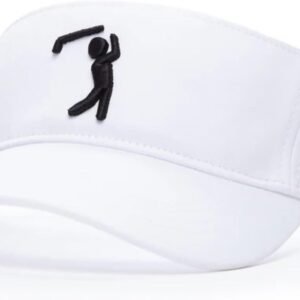 Bogey Bros Bogeyman Golf Visor – Adjustable, Lightweight & Breathable Performance Visor for Men & Women – Sun Protection