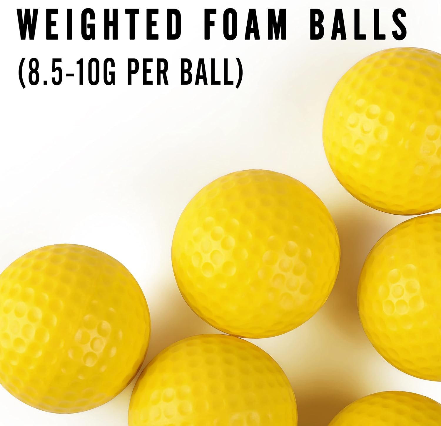 CHAMPKEY Practice Foam Golf Balls - 16 or 32 Pack | Limited Flight, True Spin and Feel Training Balls 2 CHAMPKEY Practice Foam Golf Balls - 16 or 32 Pack | Limited Flight, True Spin and Feel Training Balls - Image 2
