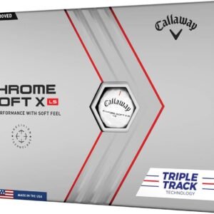 Callaway Golf Chrome Soft X LS Golf Balls (Triple Track (White)