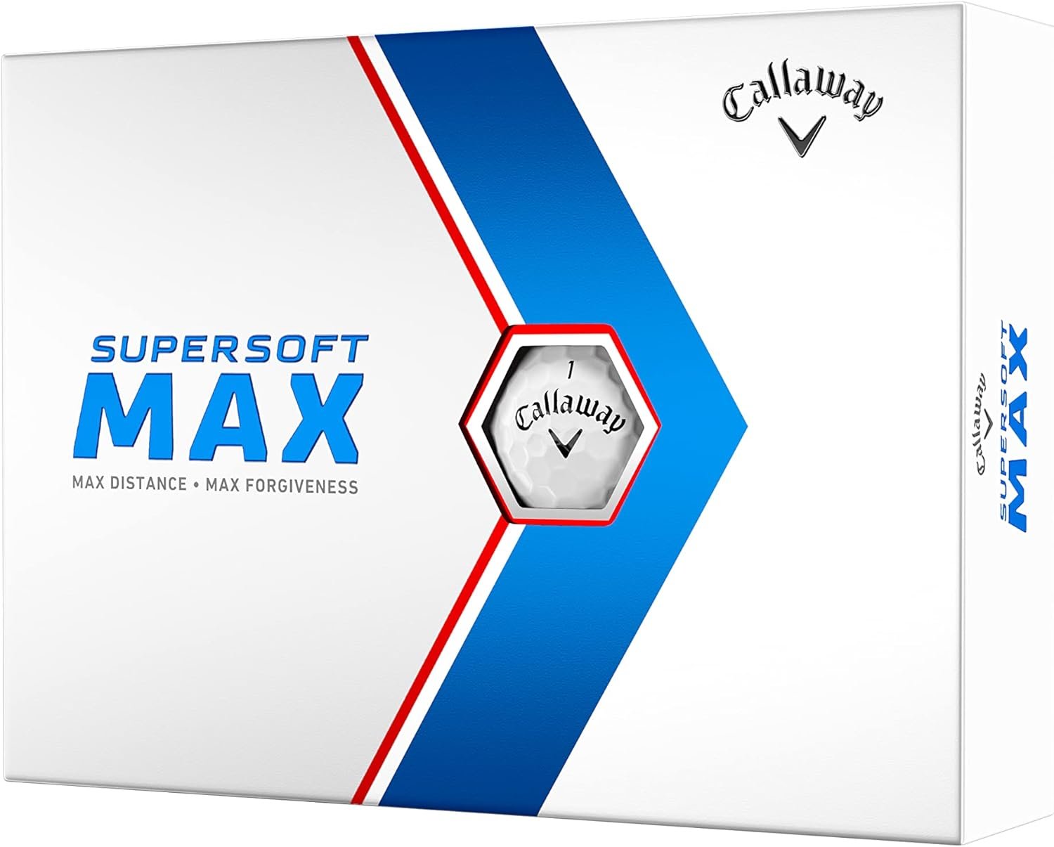 Callaway Supersoft Max Golf Balls 12B PK 1 Callaway Supersoft Max Golf Balls 12B PK