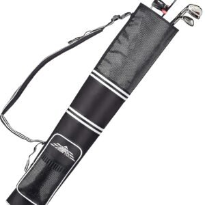 Champkey Professional Golf Sunday Bag (Carry 3-9 Clubs) - 6 Carry Pockets & Adjustable Sling Strap Golf Carry Bag Ideal for Golf Course & Travel