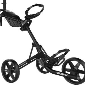 Clicgear Model 4.0 Golf Push Cart, 3-Wheel Foldable Walking Golf Cart
