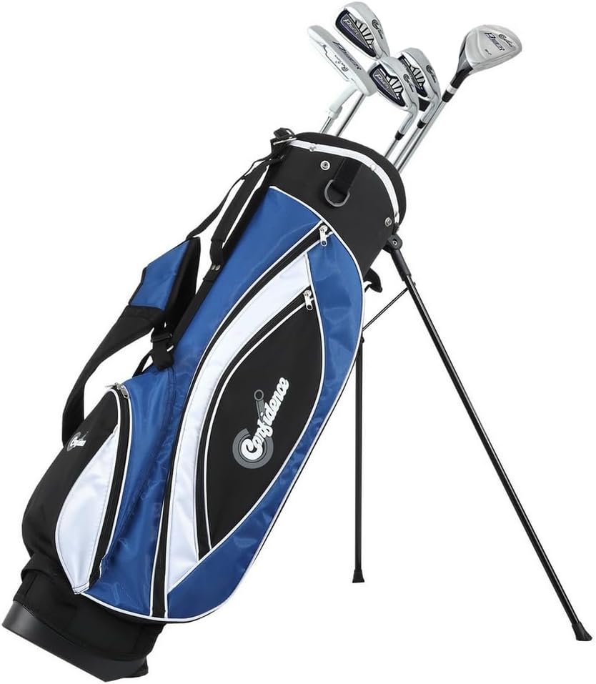 Confidence Golf Mens Power V3 Club Set and Stand Bag, Left Hand 1 Confidence Golf Mens Power V3 Club Set and Stand Bag, Left Hand