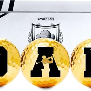 Dad Gifts Golf Balls Set of 3 for Golfer Dad, Husband, Golf Lovers from Daughter, Son, Wife, for Father's Day, Birthday, Retirement, Christmas