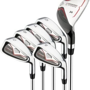 F100 Iron Set with Hybrid, Mens Right Hand, Steel Shafts by Forgan of St Andrews