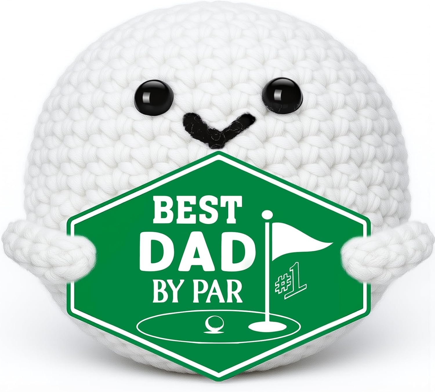 Family Fathers Birthday Golf - Funny Father's Day Christmas Birthday Handmade Knitted Crochet Golf Ball 1 Family Fathers Birthday Golf - Funny Father's Day Christmas Birthday Handmade Knitted Crochet Golf Ball