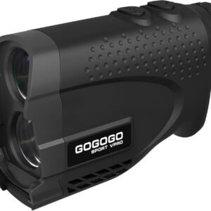 Gogogo Sport Vpro GS24 Golf & Hunting Laser Rangefinder, 7X Magnification, 1200 Yard Distance Measuring Range Finder with High-Precision Flag Pole Locking Vibration Function Slope Mode Continuous Scan