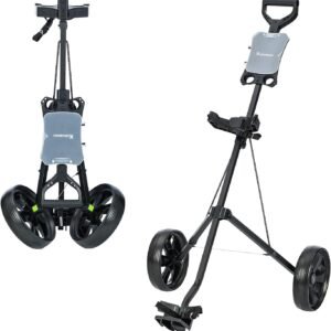 Golf Cart Series: Lightweight 2-Wheel Foldable, 360° Rotating 3-Wheel with Umbrella Stand, and 4-Wheel One-Click Folding. Designed for Golf Clubs and Bags with Enhanced Storage Features.