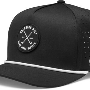 Golf Hat for Men - Golf Snapback - Fun Hat for Golfing - Rope Golf Hat for Men and Women - Make More Birdies