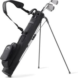 Golf Lightweight Stand Carry Bag– Easy to Carry and Durable Pitch n Putt Golf Bag for The Driving Range, Par 3 and Executive Courses–31.5 inches Tall