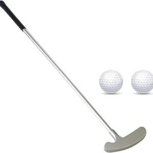 Golf Putter, Two Ways Golf Putters for Men Right/Left Handed-Indoor/Outdoor Mini Kids Club Golf Set-Sturdy Putter Shaft with 2 Plastic Practice Golf Balls for Any Putting Green Mat Home Office