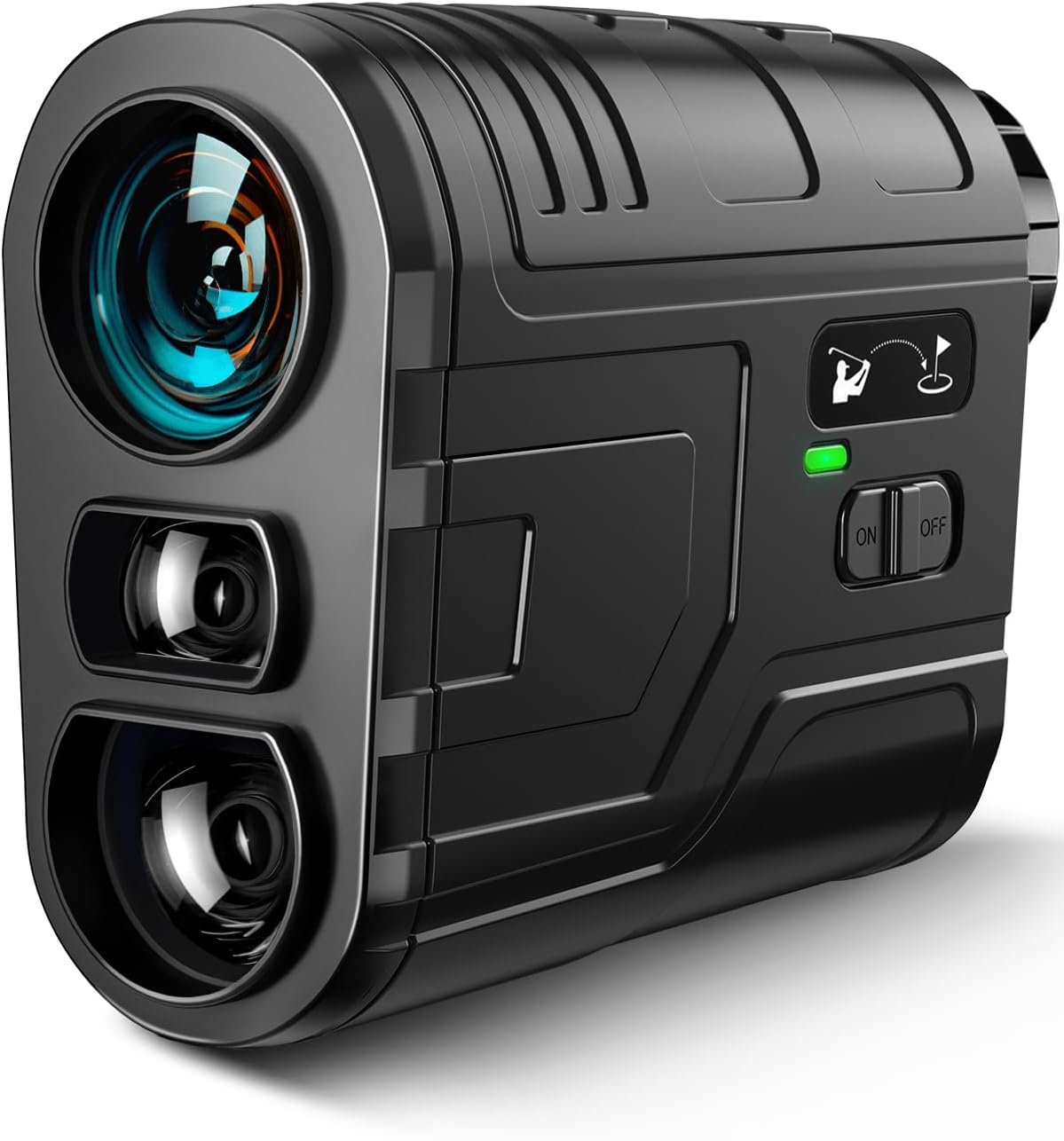 Golf Range Finder with Slope, Switch for Tournament, 1200 Yards Rechargeable Laser Rangefinder, 7X Magnification, Flag Lock Vibration, Distance Measuring Device Accessory for Men 1 Golf Range Finder with Slope, Switch for Tournament, 1200 Yards Rechargeable Laser Rangefinder, 7X Magnification, Flag Lock Vibration, Distance Measuring Device Accessory for Men