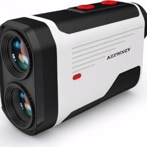 Golf Rangefinder with Slope - 1300/1500 Yards Laser Range Finder for Golf & Hunting, 7X Magnification, High-Precision Flag Locking Vibration, Rechargeable, IP54 Waterproof, Built-in Magnetic Strip