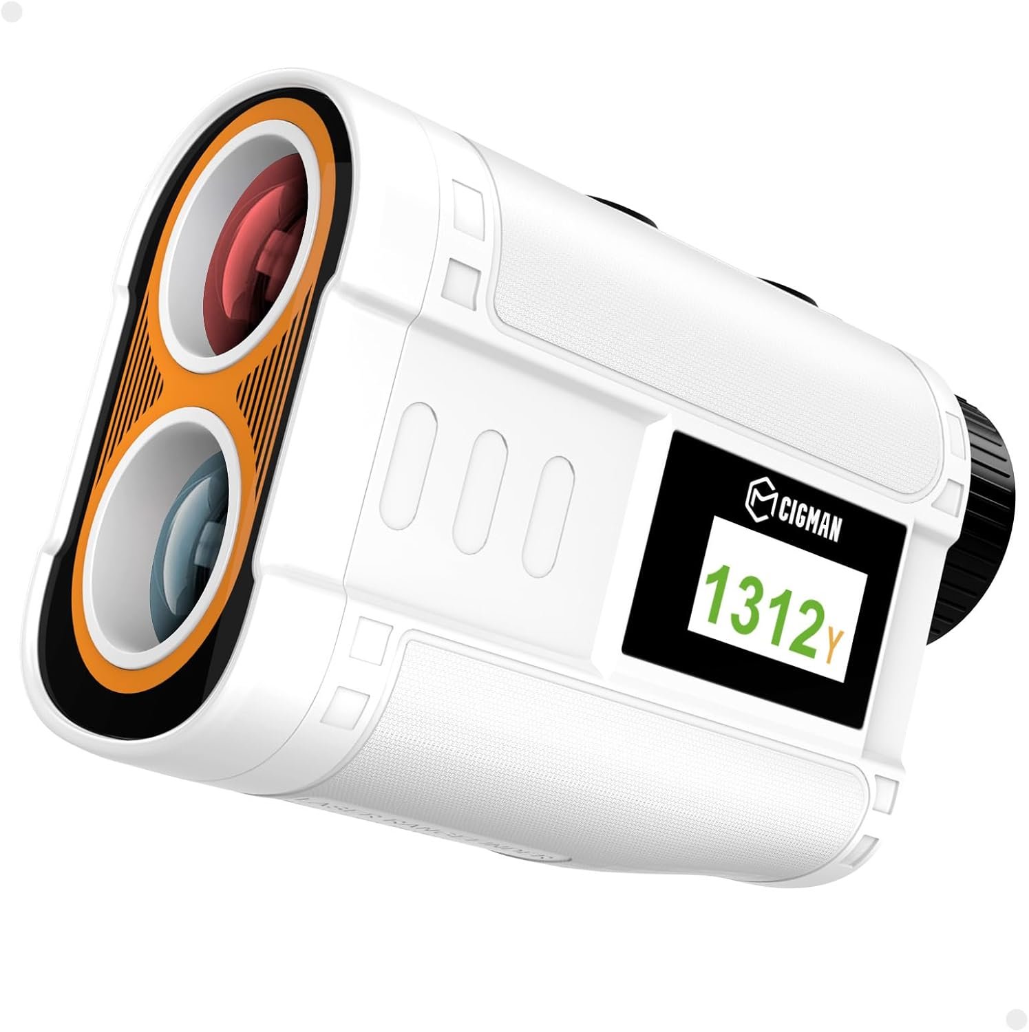 Golf Rangefinder with Slope, CIGMAN 1312 Yards Range Finder Golf, External Color Display, Flag Lock Vibration, 6X Magnification, Rechargeable Laser Range Finder with Magnetic, Ideal Golf Accessories 1 Golf Rangefinder with Slope, CIGMAN 1312 Yards Range Finder Golf, External Color Display, Flag Lock Vibration, 6X Magnification, Rechargeable Laser Range Finder with Magnetic, Ideal Golf Accessories