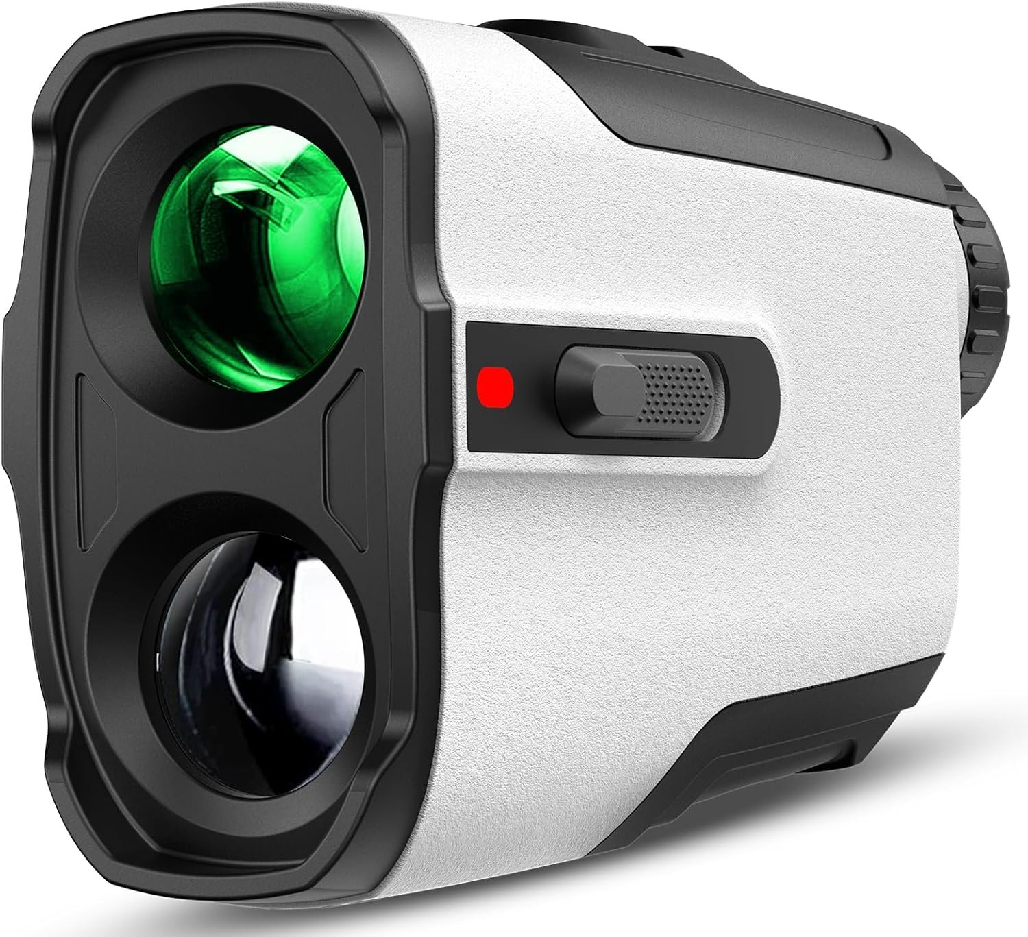 Golf Rangefinder with Slope Switch, 700 Yards Laser Range Finder with Flag Pole Locking Vibration, 6X Magnification and Rechargeable Battery 1 Golf Rangefinder with Slope Switch, 700 Yards Laser Range Finder with Flag Pole Locking Vibration, 6X Magnification and Rechargeable Battery