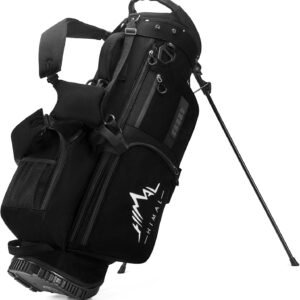 Golf Stand Bag with 7 Way Top Dividers, Lightweight Golf Bags for Men Women with Multiple Pockets, Dual Straps