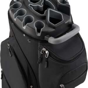 KVV 14 Way Top-Molded Organizer Cart Bag with Rain Cover, Full Length Divider, Spacious Cooler Pockets