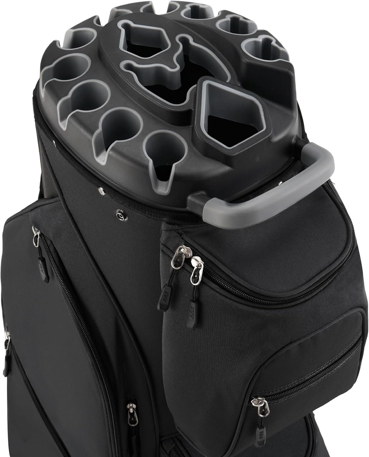 KVV 14 Way Top-Molded Organizer Cart Bag with Rain Cover, Full Length Divider, Spacious Cooler Pockets 1 KVV 14 Way Top-Molded Organizer Cart Bag with Rain Cover, Full Length Divider, Spacious Cooler Pockets