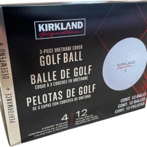 Kirkland Signature Golf Balls 3-Piece Urethane Cover, 12 Golf Balls