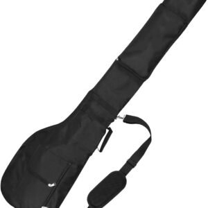 Lightweight Golf Bag, Moreen Golf Sunday Bag, Collapsible Waterproof Small Golf Bag for Men/Women(Black)