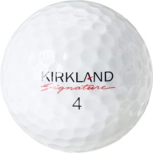 LostGolfBalls Kirkland Signature Golf Balls, Near Mint, AAAA Quality, 50 Pack, White