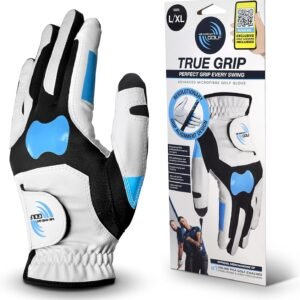 ME AND MY GOLF True Grip Training Golf Glove - Perfect Grip Every Swing, Includes Instructional Training Videos, Fix Your Slice and Improve Your Grip, Golf Gloves Men