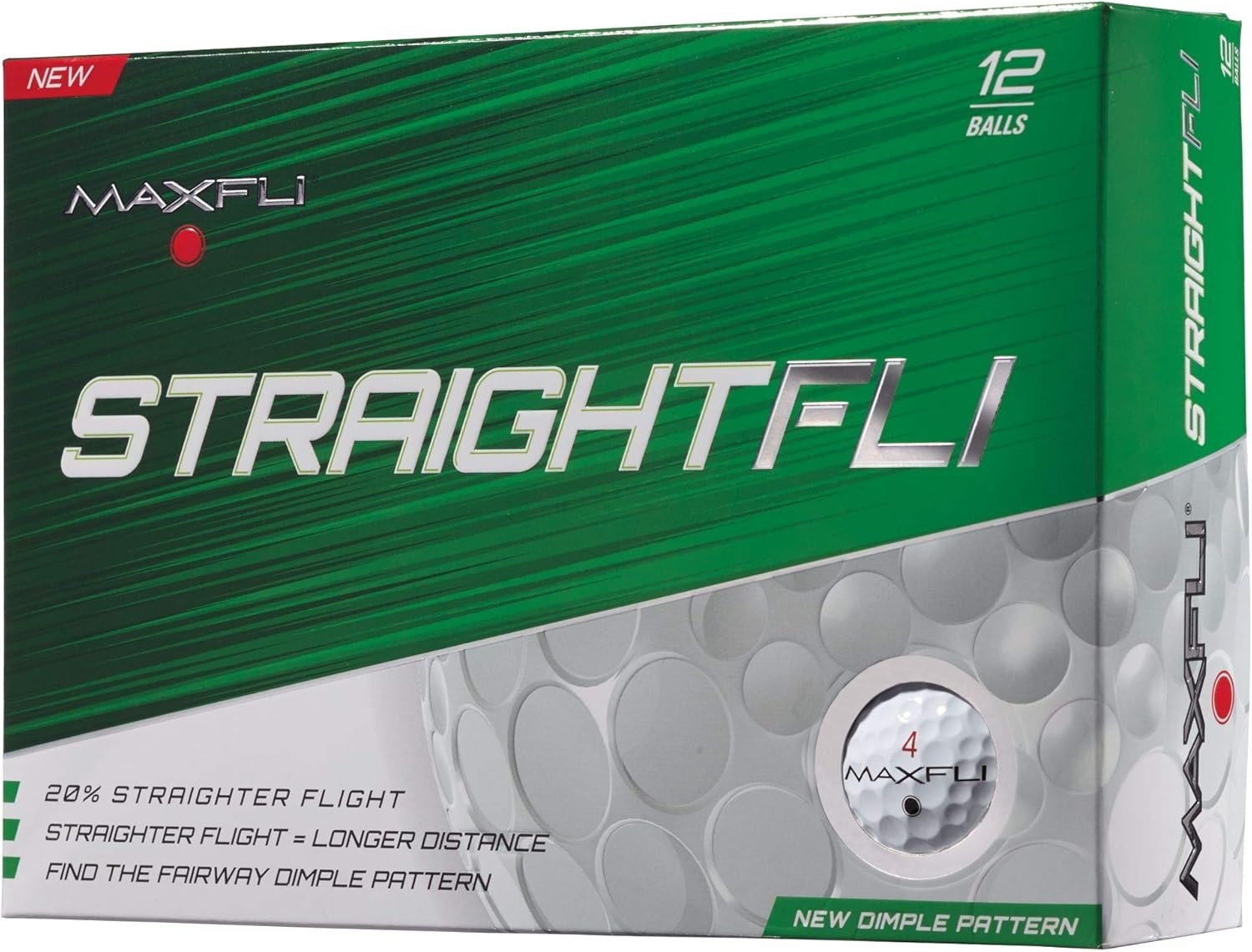 Maxfli StraightFli Golf Balls 1 Maxfli StraightFli Golf Balls