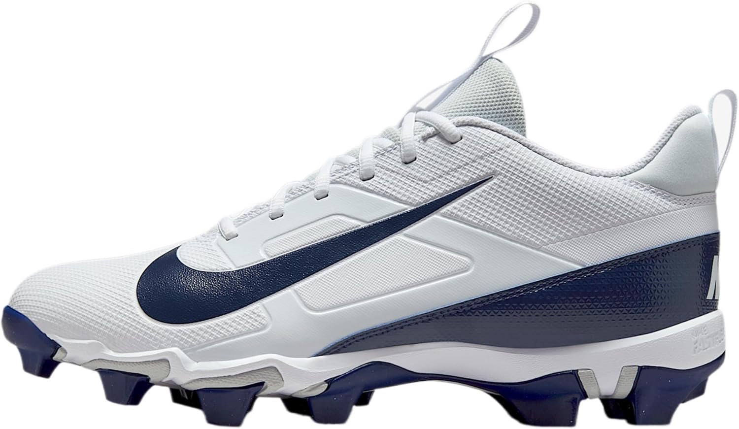 Nike Alpha Menace 4 Shark Football Cleats (FN0028-104, White/Midnight Navy/Photon Dust/Midnight Navy) 1 Nike Alpha Menace 4 Shark Football Cleats (FN0028-104, White/Midnight Navy/Photon Dust/Midnight Navy)