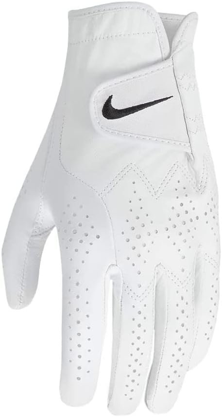 Nike Mens Tour Classic IV Left Hand White Golf Glove 1 Nike Mens Tour Classic IV Left Hand White Golf Glove