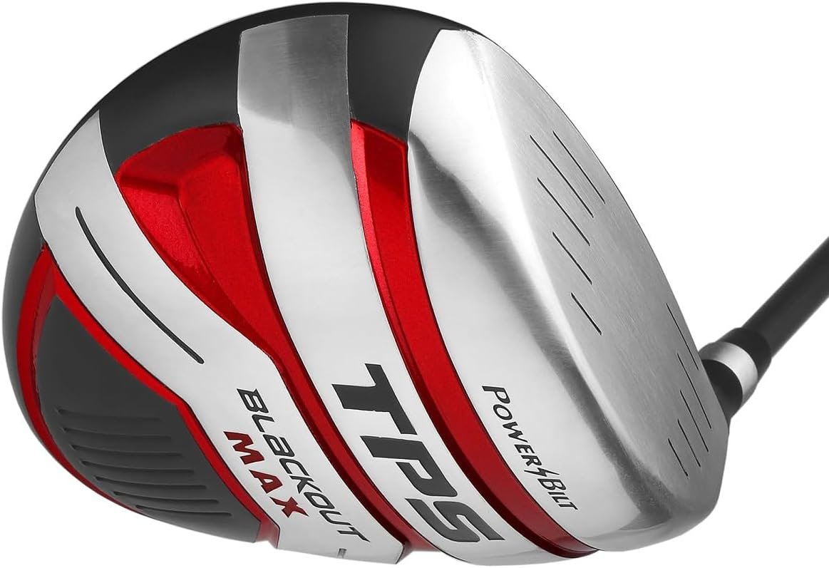 Powerbilt TPS Blackout Max Driver, Men's 10.5 Degree in Black/Red with Headcover 2 Powerbilt TPS Blackout Max Driver, Men's 10.5 Degree in Black/Red with Headcover - Image 2